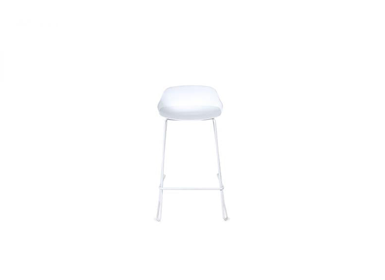 Rocco White Stool - 2