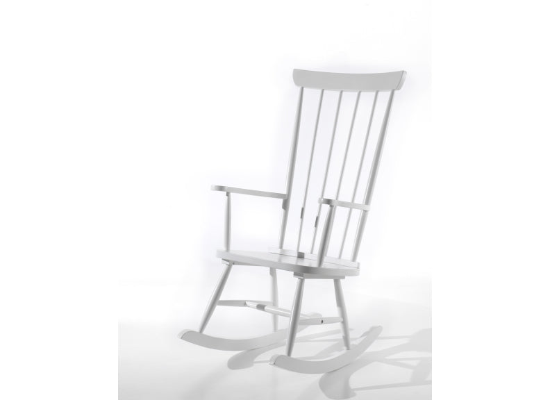 Rocky White Rocking Chair - 1