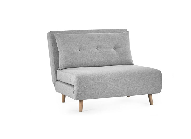 Rowan Light Grey Sofa Bed - c/o - open