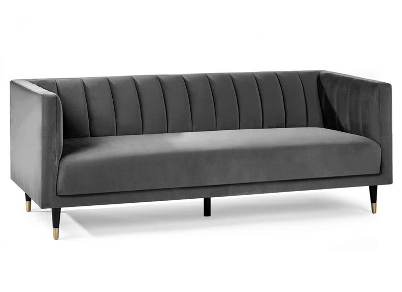 Sama Grey 3 Seat Sofa - 1