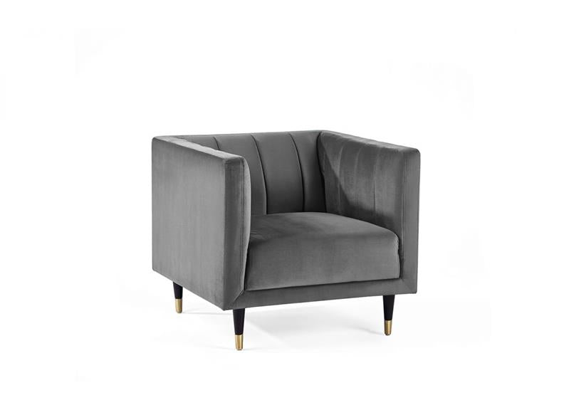 Salma Grey Armchair - 1