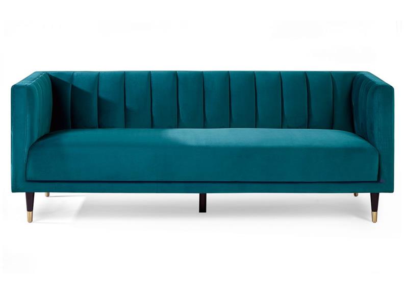 Sama Teal 3 Seat Sofa - 1