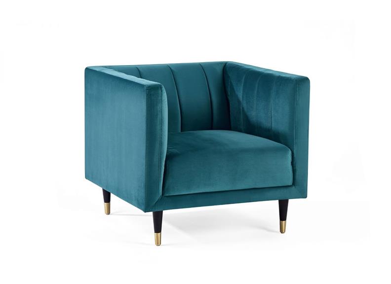 Salma Teal Armchair - 1