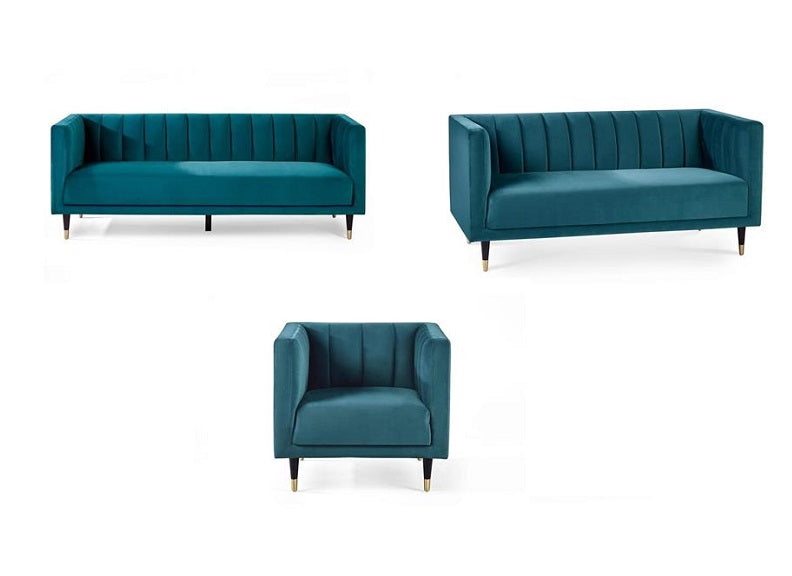 Salma Scalloped 3+2+1 Sofa Group