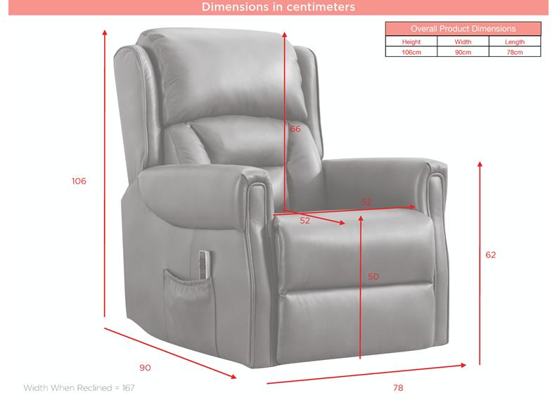 Sandringham Fabric Lift & Rise Chair with Dual Motors | Powered Recliner Armchair for Elderly & Mobility Support