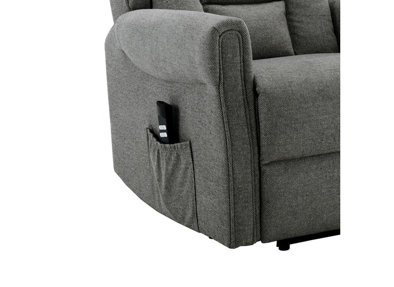 Sandringham Fabric Lift & Rise Chair with Dual Motors | Powered Recliner Armchair for Elderly & Mobility Support