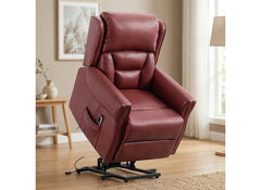 Sandringham Full Leather Lift & Rise Chair with Dual Motors | Powered Recliner Armchair for Elderly & Mobility Support
