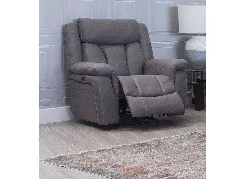 Santino Grey Powered armchair