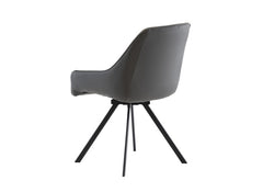 Seville Grey Chair - rear