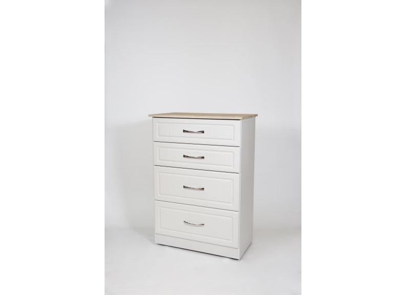 Shannon Pale Grey Four Drawer Chest