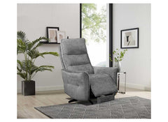 Sofia Grey Swivel Armchair - room
