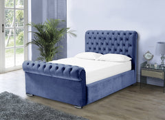 Sorento Velvet Blue Bed