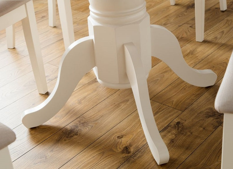 Stanmore Ivory Extending Table - base
