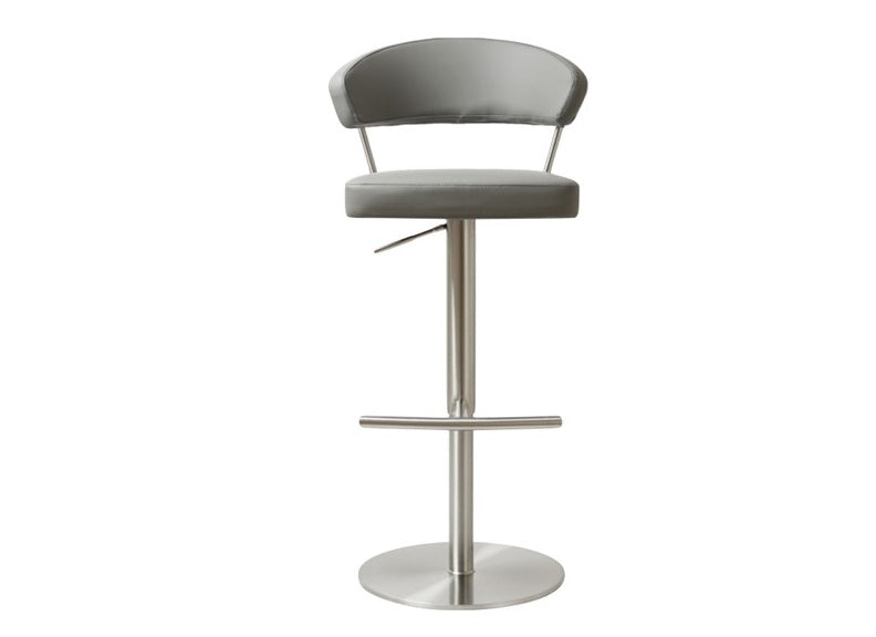 Strata Grey PU Stool - c/o