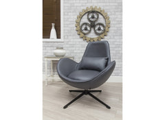 Swirl Grey Chair - 1