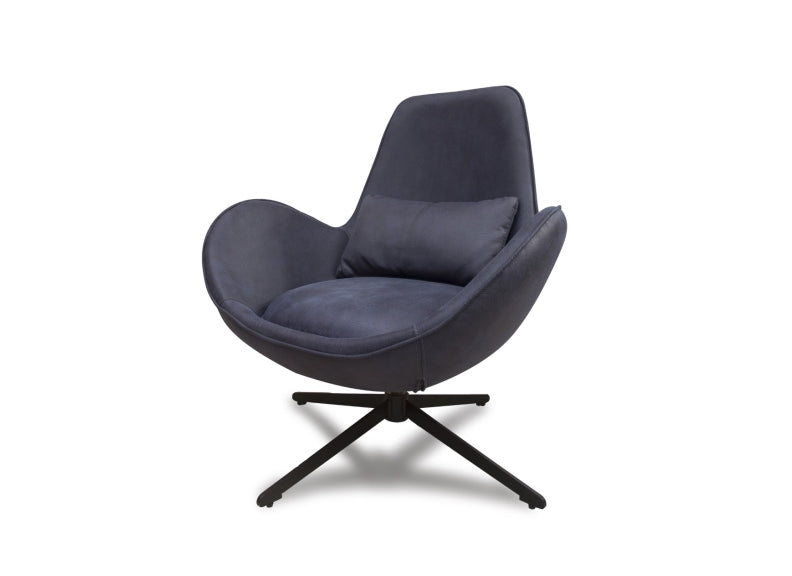 Swirl Denim Chair - 1