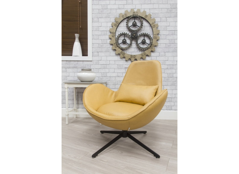 Swirl Ochre Chair - 1