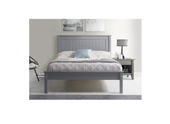 Taurus Light Grey Low Foot Bed - front