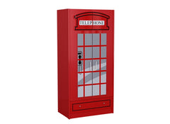 London Telephone Box Wardrobe
