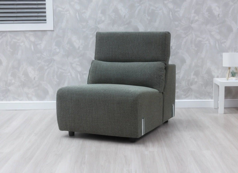 Tempo Green Fabric Modular Corner Sofa – Modern Corner Lounge Suite