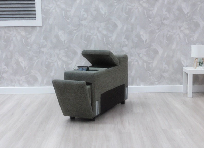 Tempo Green Fabric Modular Corner Sofa – Modern Corner Lounge Suite