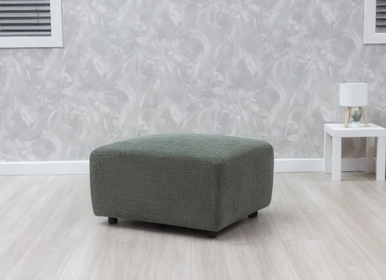 Tempo Green Fabric Modular Corner Sofa – Modern Corner Lounge Suite