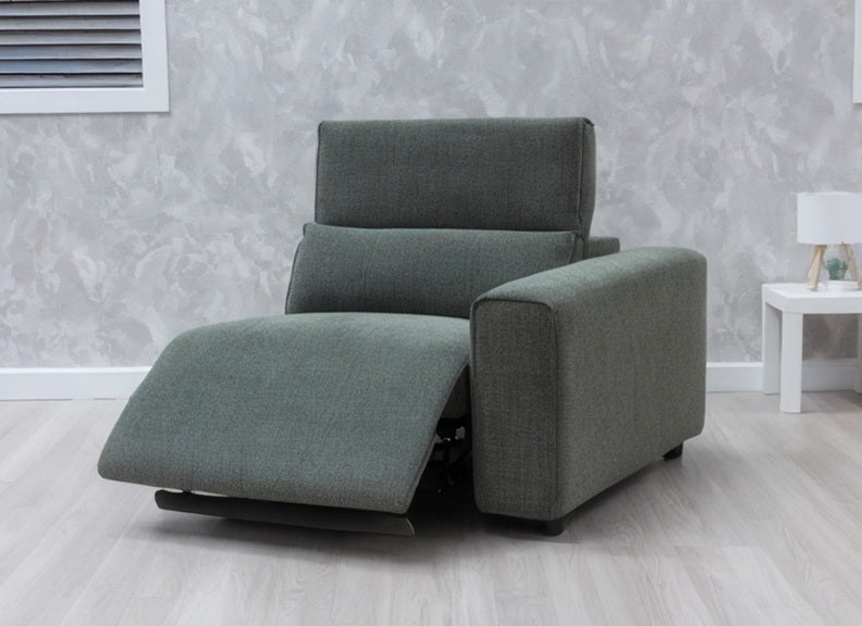 Tempo Green Fabric Modular Corner Sofa – Modern Corner Lounge Suite