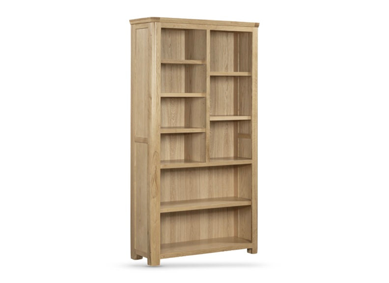 New Treviso Oak High Bookcase