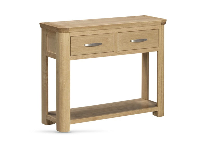 New Treviso Oak Large Console Table