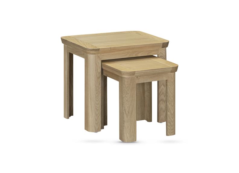 New Treviso Oak Nest of Tables