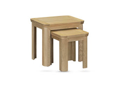 New Treviso Oak Nest of Tables