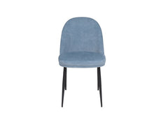 Valent Blue Velvet Chair - front