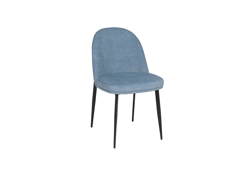 Valent Blue Velvet Chair
