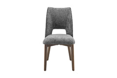 Valley Dark Grey Chair - front