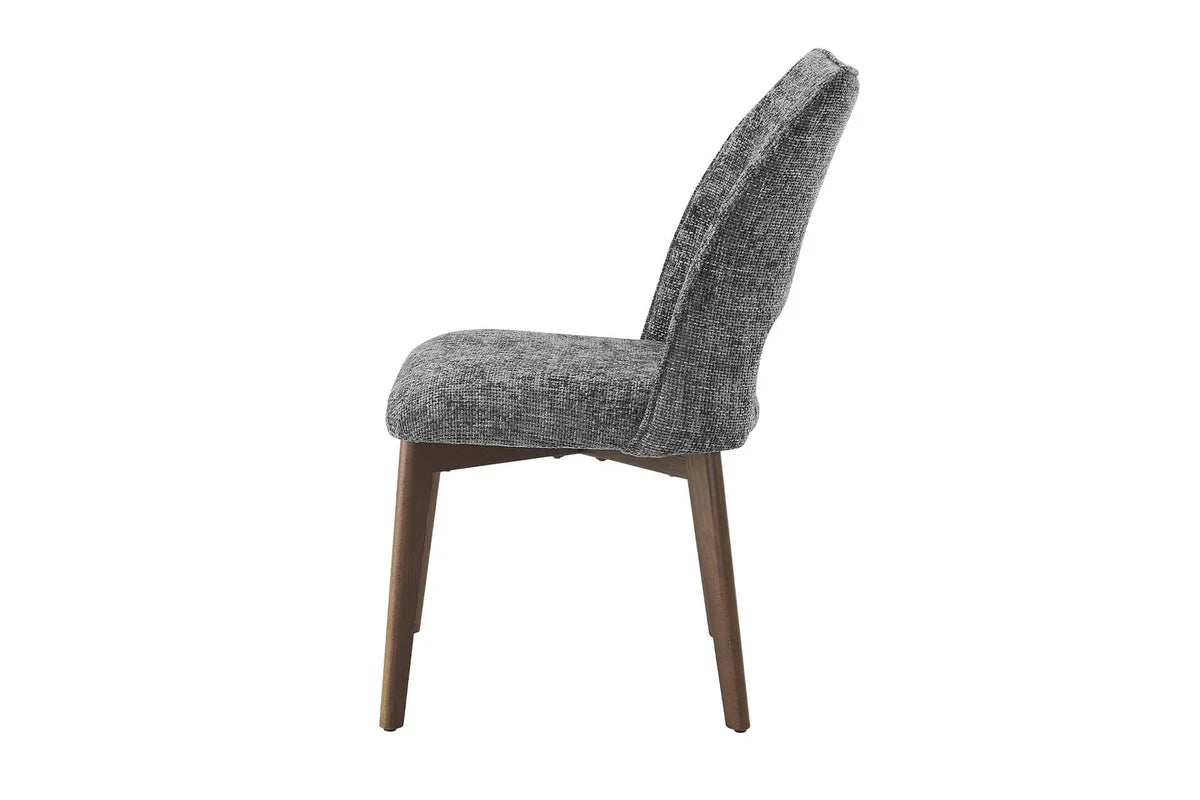 Valley Dark Grey Chair - side