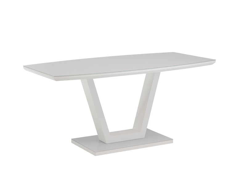 Venice Fixed White Table