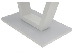 Venice White Fixed Table - base