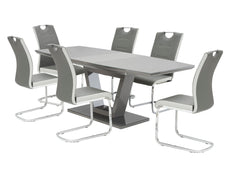 Venice Grey Extending Table W/Venice Grey Chairs