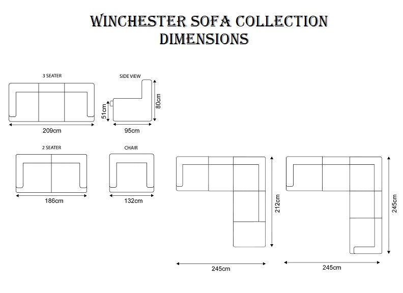 Winchester Dimensions