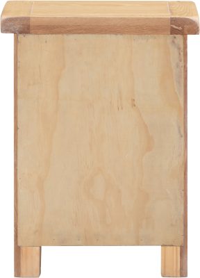 Windsor 3 Drawer Bedside – Natural Oak Compact Storage (WBF)