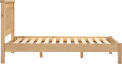 Windsor 4'6" Low End Bed – Natural Oak with Low Footboard (WBF)