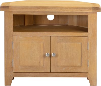 WINDSOR CORNER TV UNIT - NATURAL OAK (WBF)