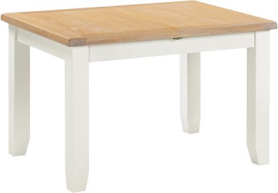 WINDSOR EXTENDING DINING TABLE - IVORY/OAK (WBF)