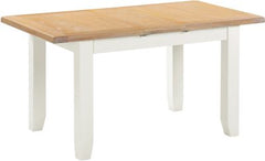WINDSOR EXTENDING DINING TABLE - IVORY/OAK (WBF)