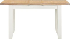 WINDSOR EXTENDING DINING TABLE - IVORY/OAK (WBF)