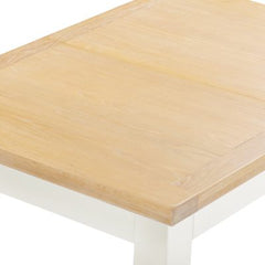 WINDSOR EXTENDING DINING TABLE - IVORY/OAK (WBF)
