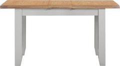 WINDSOR EXTENDING DINING TABLE - PEBBLE GREY/OAK (WBF)