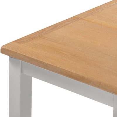 WINDSOR EXTENDING DINING TABLE - PEBBLE GREY/OAK (WBF)