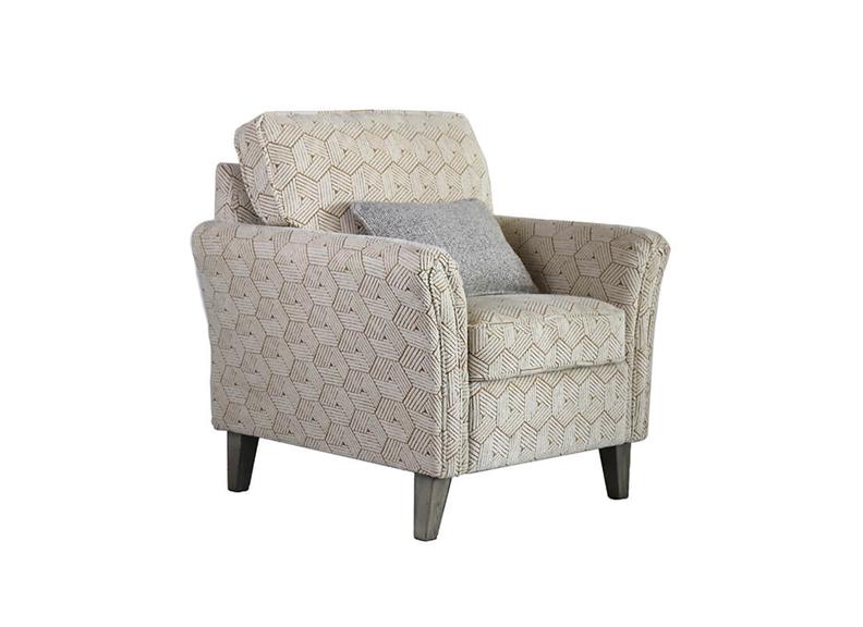 Winnie Mustard Accent Chair - 1