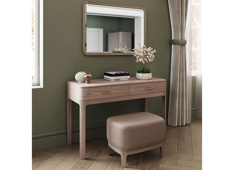 Zahra Dressing Table W/Stool & Wall Mirror